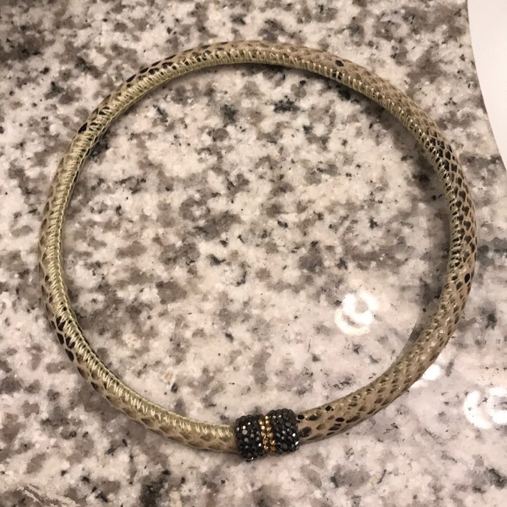 Snakeskin choker